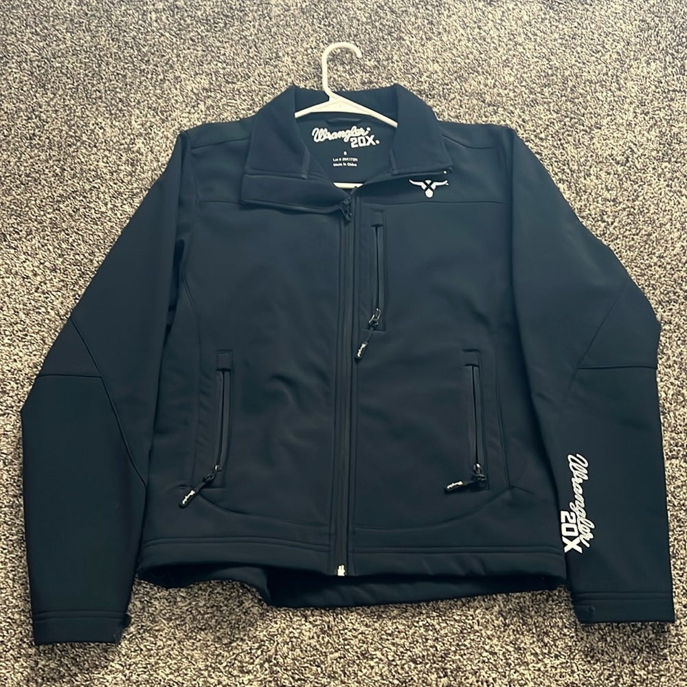 Wrangler 20x Long Live Cowboys Blue Softshell Jacket